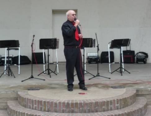 Frans Kuulkers in de Muziektuin