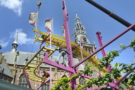 17-06-2012 Ook vandaag geen muziek jegens de kermis.